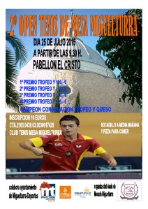 cartel 2º open 2015